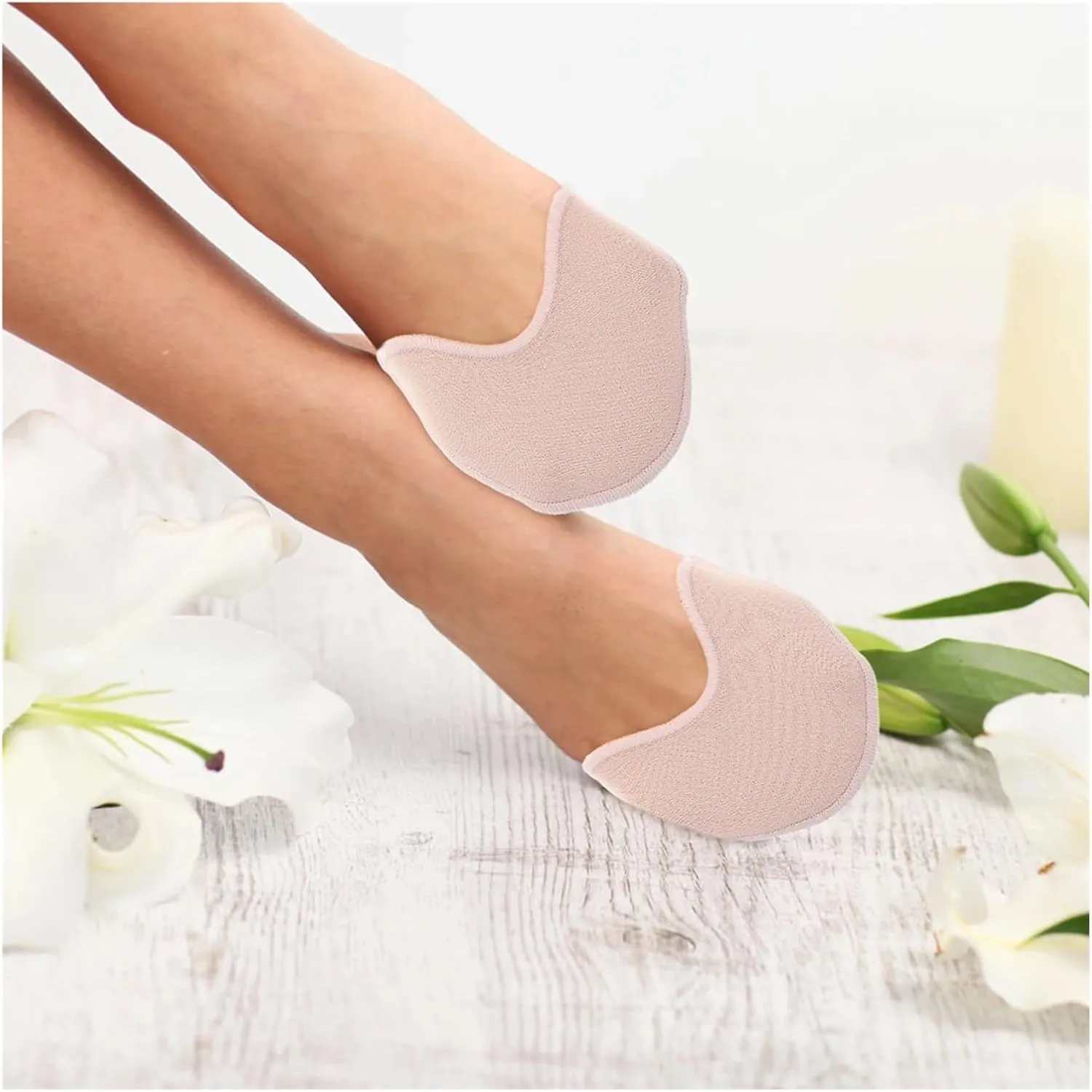 1 Pair Ballet Shoe Toe Protector Silicone Gel Pointe Toe Cap for Toes Protectors for Shoes Toe Forefoot Pad Protective Cover