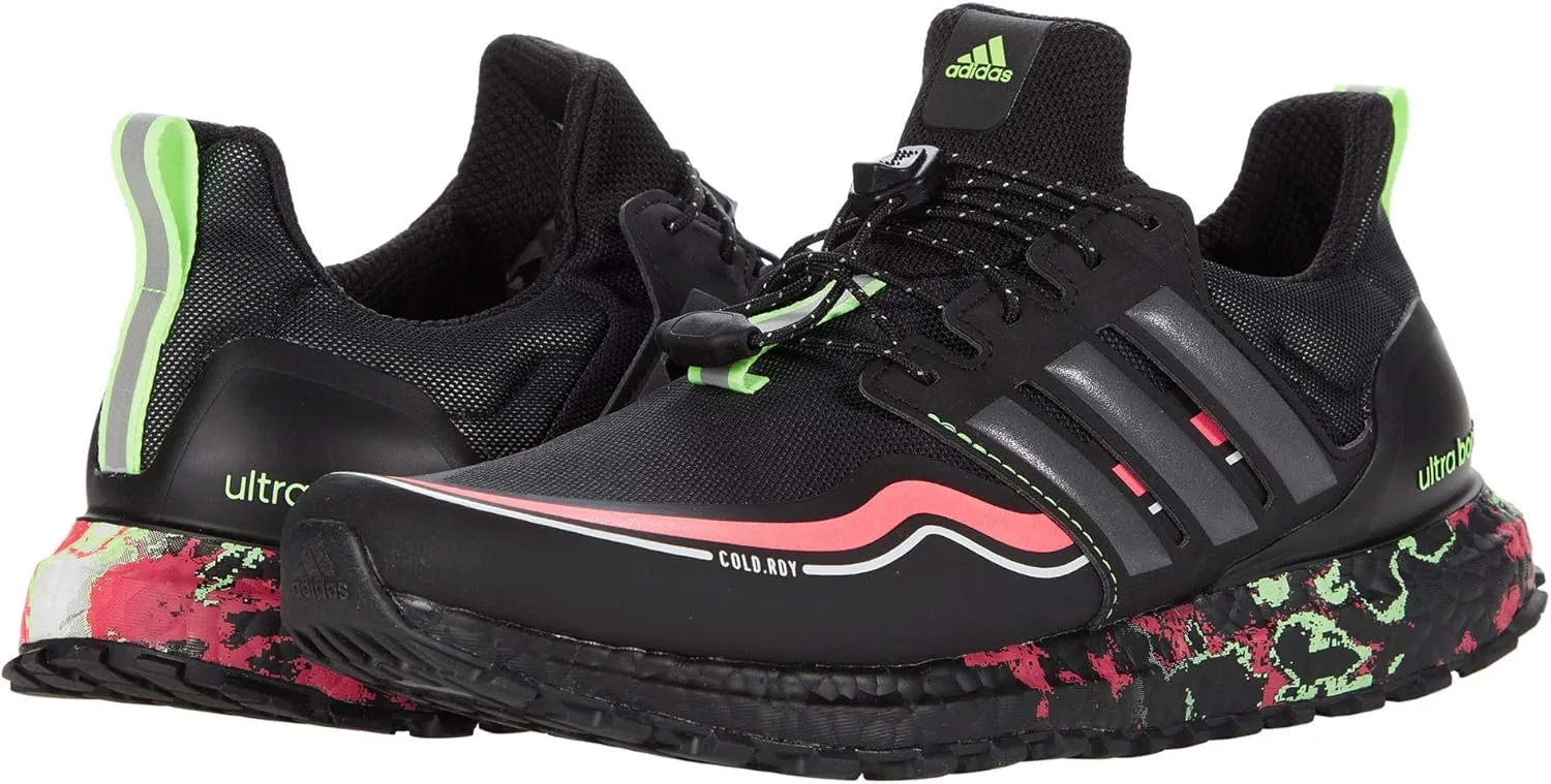 adidas Men's Ultraboost Cold.rdy DNA Sneaker, Core Black Core Black Signal Pink, 8.5