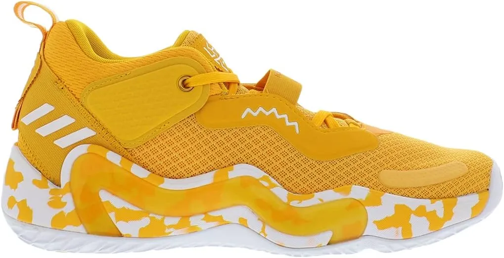 adidas Sm D.O.N. Issue 3 Unisex Shoes Size 9.5, Color: Yellow/White