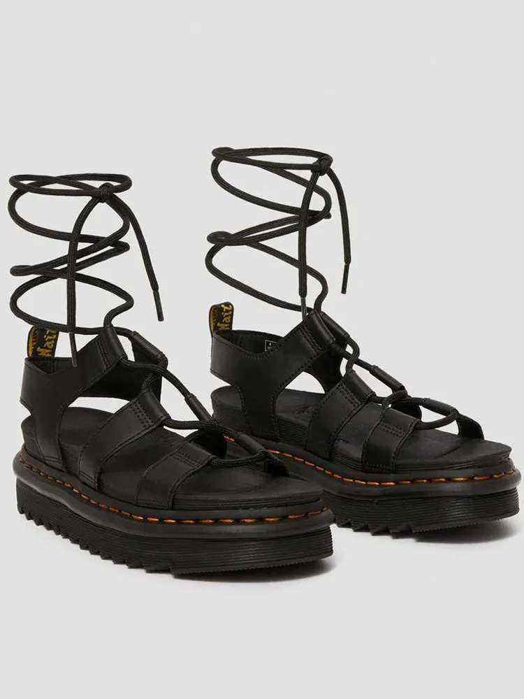 Amozae-Criss Cross Leather Flats Sandals