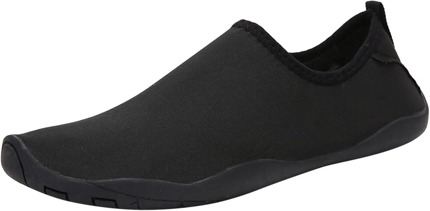 Aqu Shoes for Women Wide Width Water Shoes Barefoot Aqu Socks Quick-Dry Non Slip Shoes for Beach Swim Surf