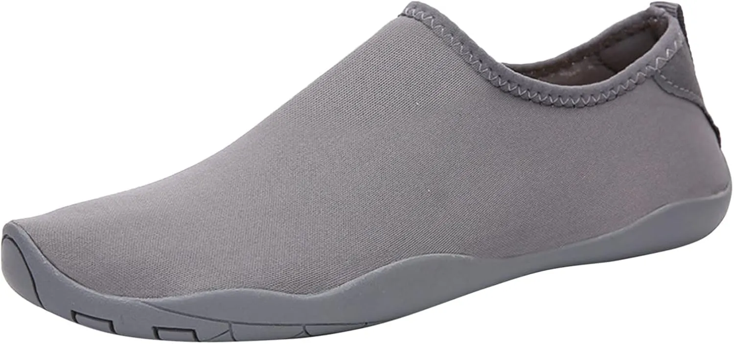 Aqu Shoes for Women Wide Width Water Shoes Barefoot Aqu Socks Quick-Dry Non Slip Shoes for Beach Swim Surf