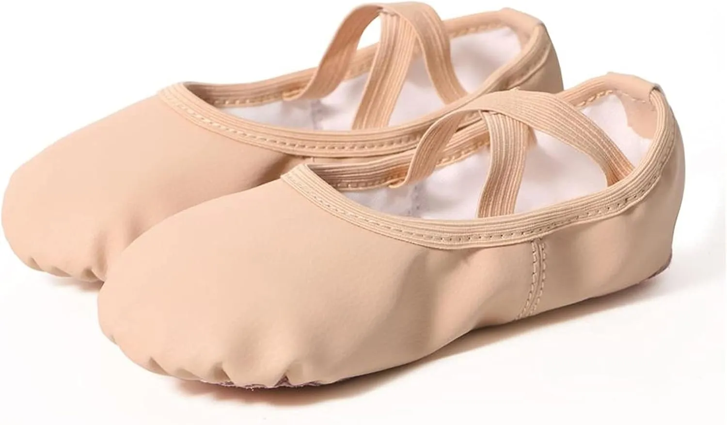 Ballet Shoes 2 Pairs Dancer Girls Point Shoes for Ballet Kids Dance Practice Slippers Professional Canvas Yoga Ballet Latin Shoes for Girls Dance Slippers for Girls ToddlPink-29 EU