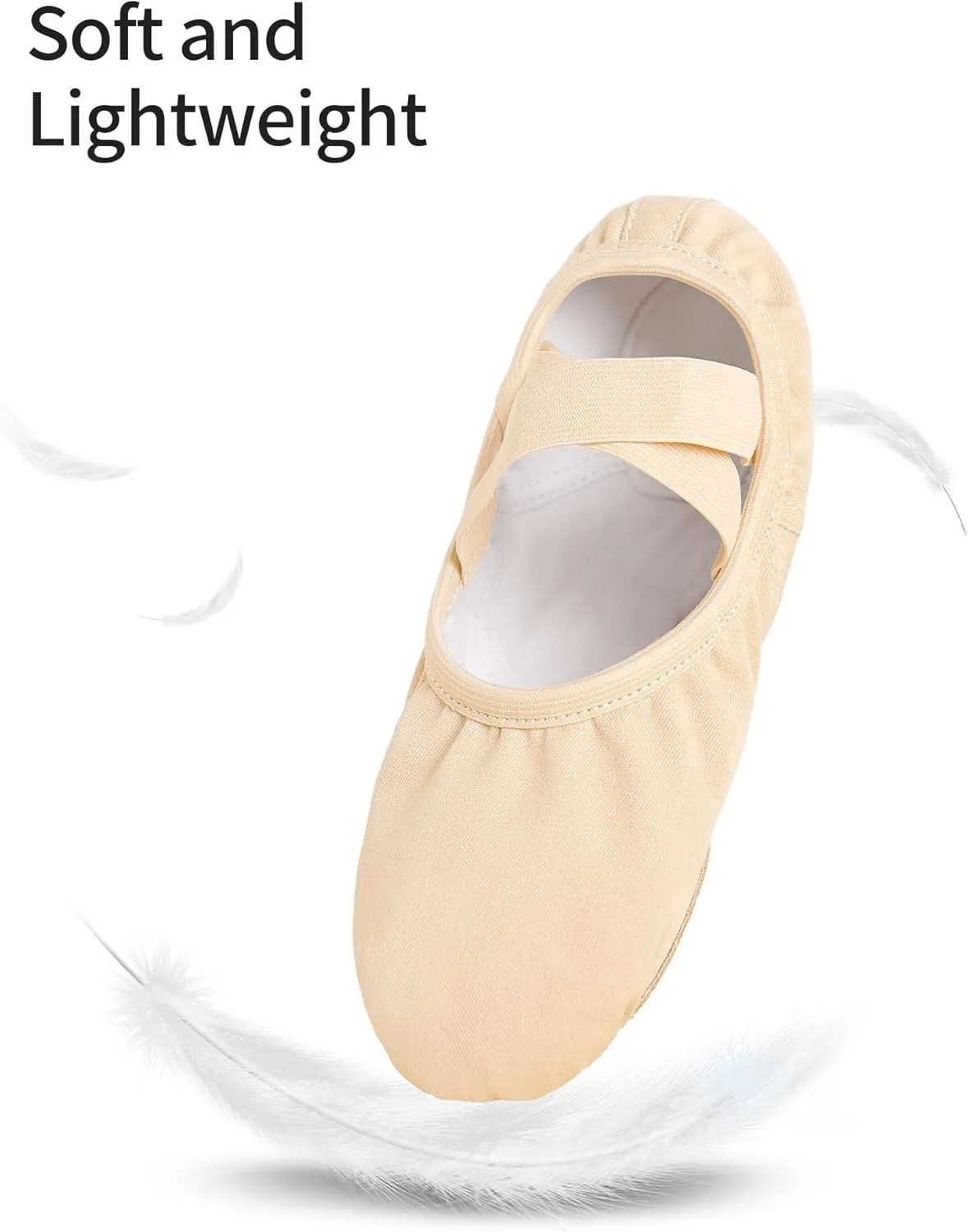 Ballet Shoes for Girls, Stretchy Girls Ballet Slippers for Dance, Gymnastic