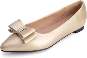 Comfort Flats Pointed Toe Slip On Patent Women Shoes