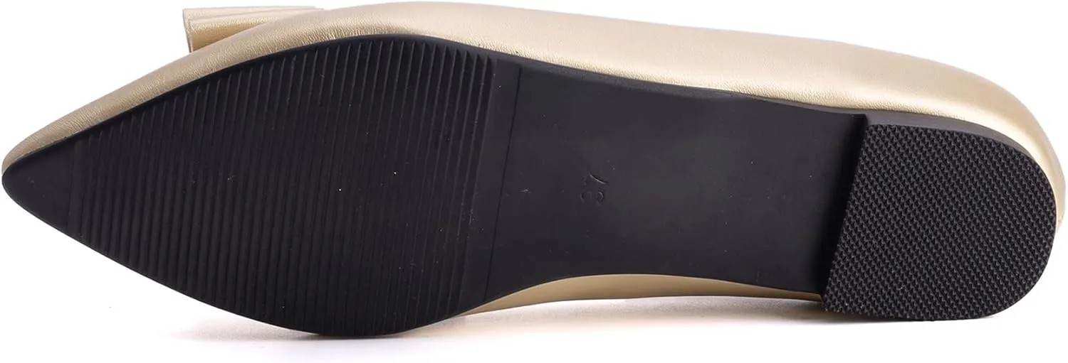 Comfort Flats Pointed Toe Slip On Patent Women Shoes