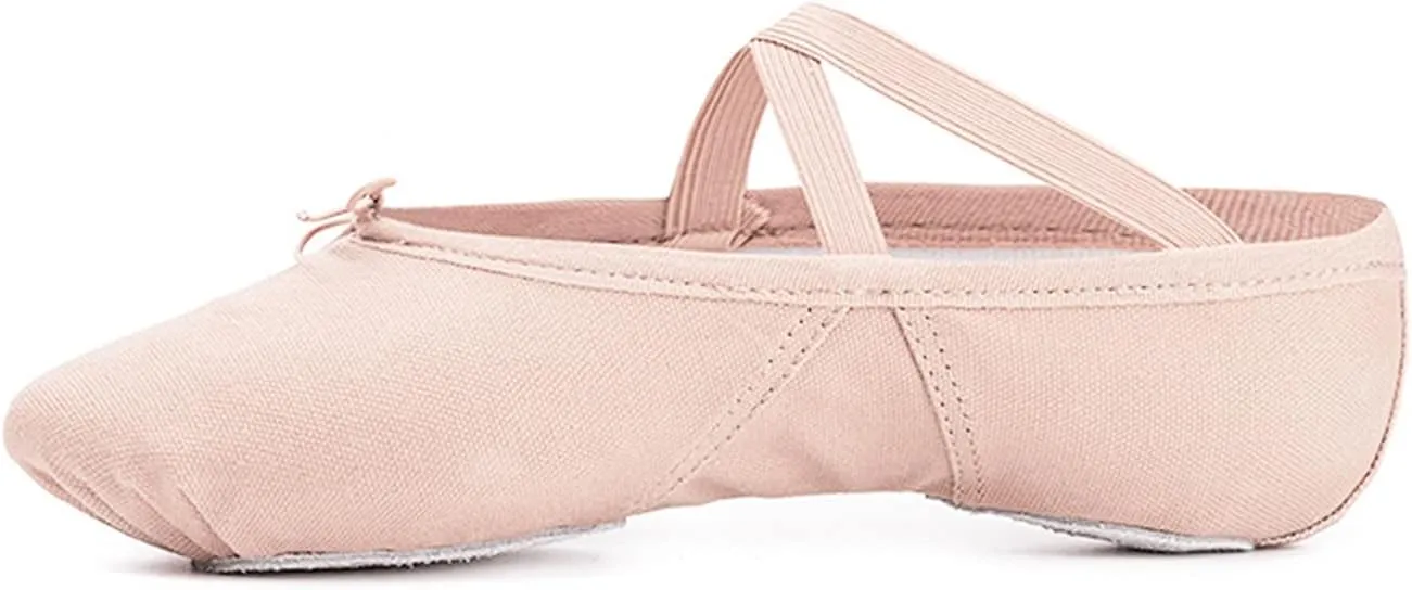 Dance Shoes,Ballet Shoes Adult Ballet Shoes Canvas Triangular Arch Design for Women Girls Dance Slippers for Girls Toddlers Women.
