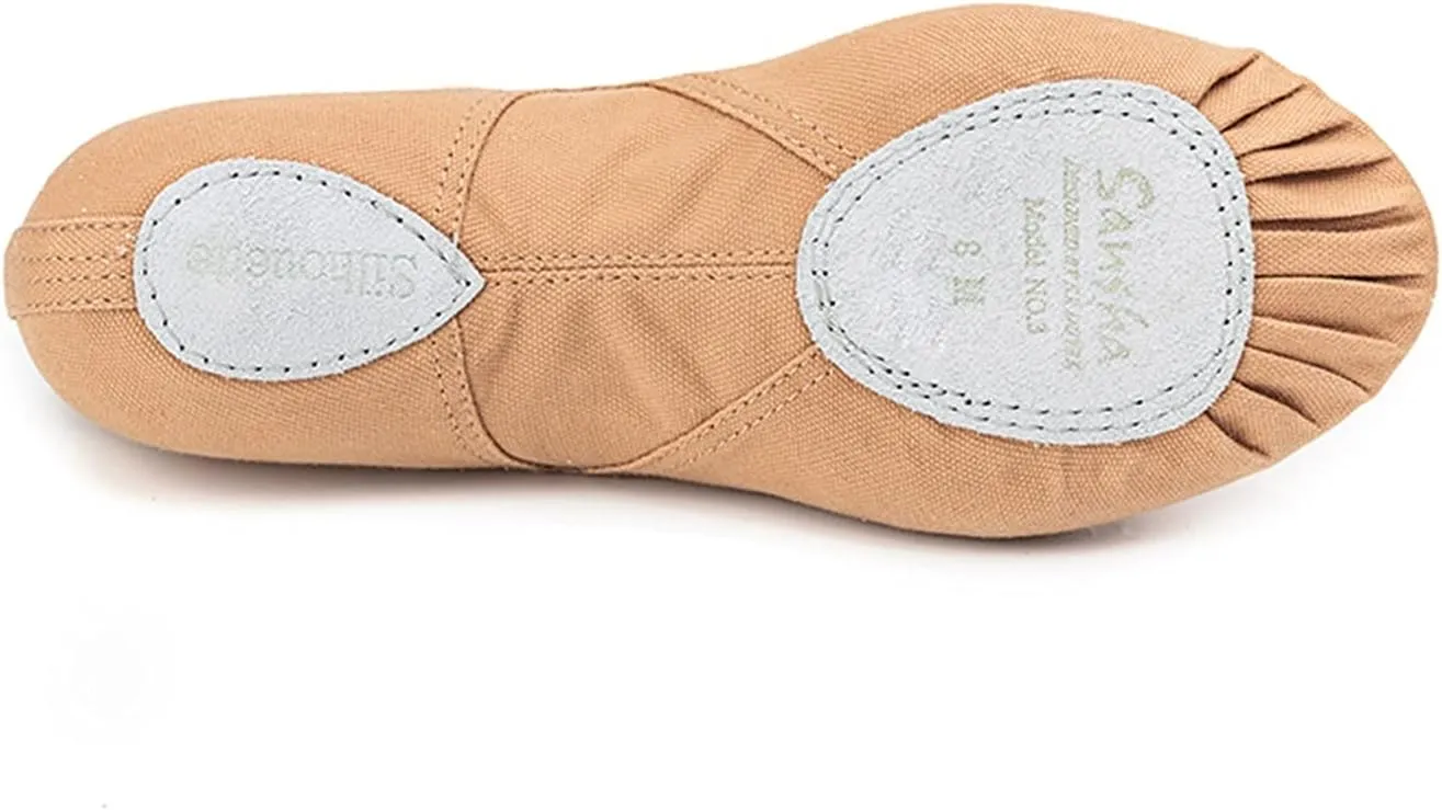 Dance Shoes,Ballet Shoes Adult Ballet Shoes Canvas Triangular Arch Design for Women Girls Dance Slippers for Girls Toddlers Women.