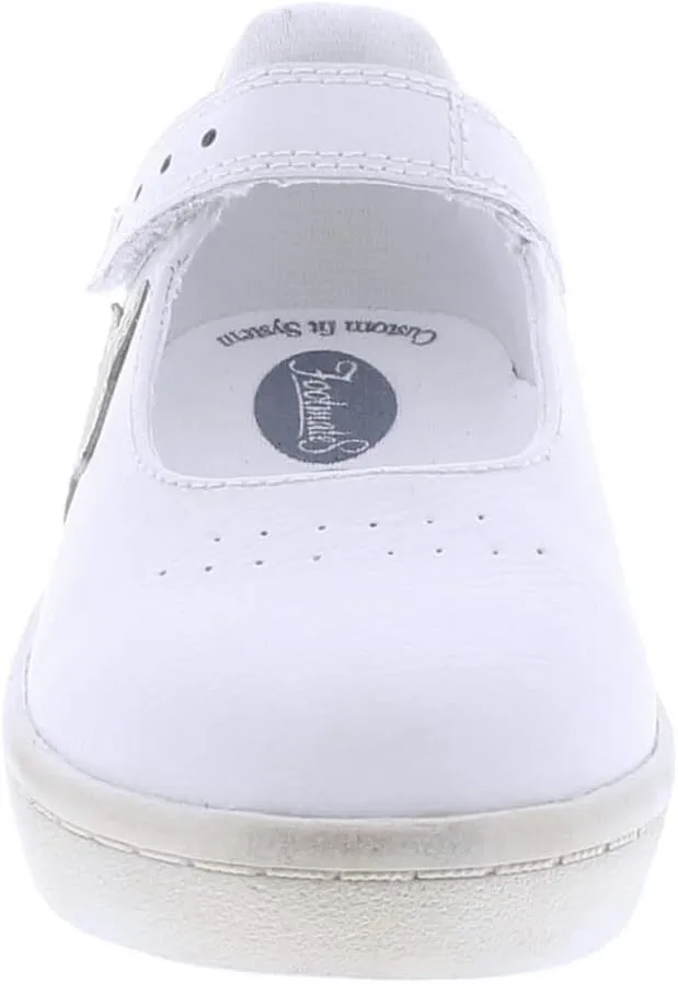 FOOTMATES Girl's Stella-Leather (Infant/Toddler/Little Kid) Sneaker