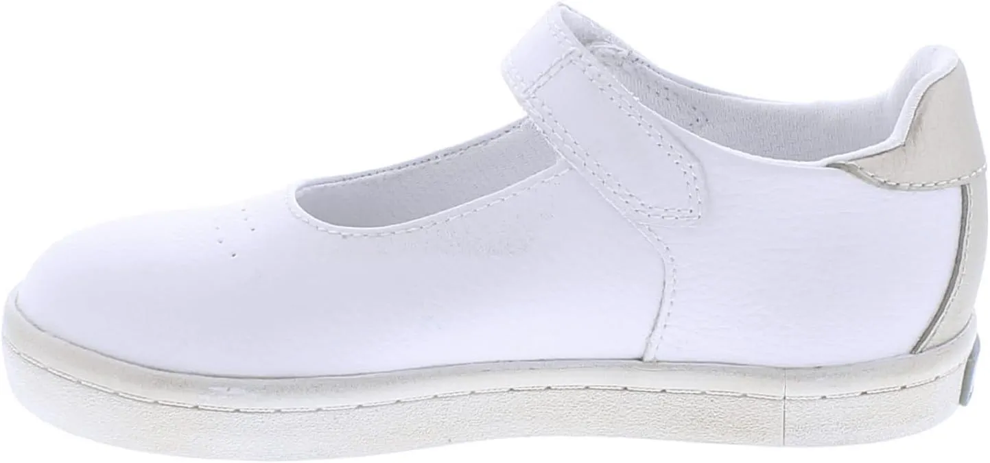 FOOTMATES Girl's Stella-Leather (Infant/Toddler/Little Kid) Sneaker