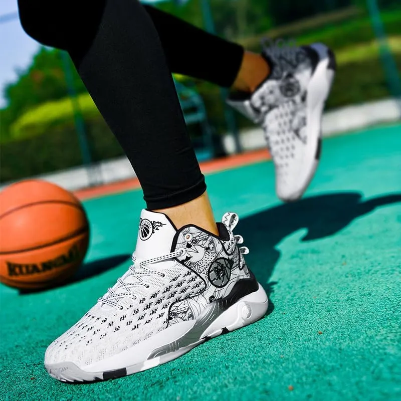 Large Size Men's Basketball Shoes are Breathable, Anti-Slip, Casual and Fashionable