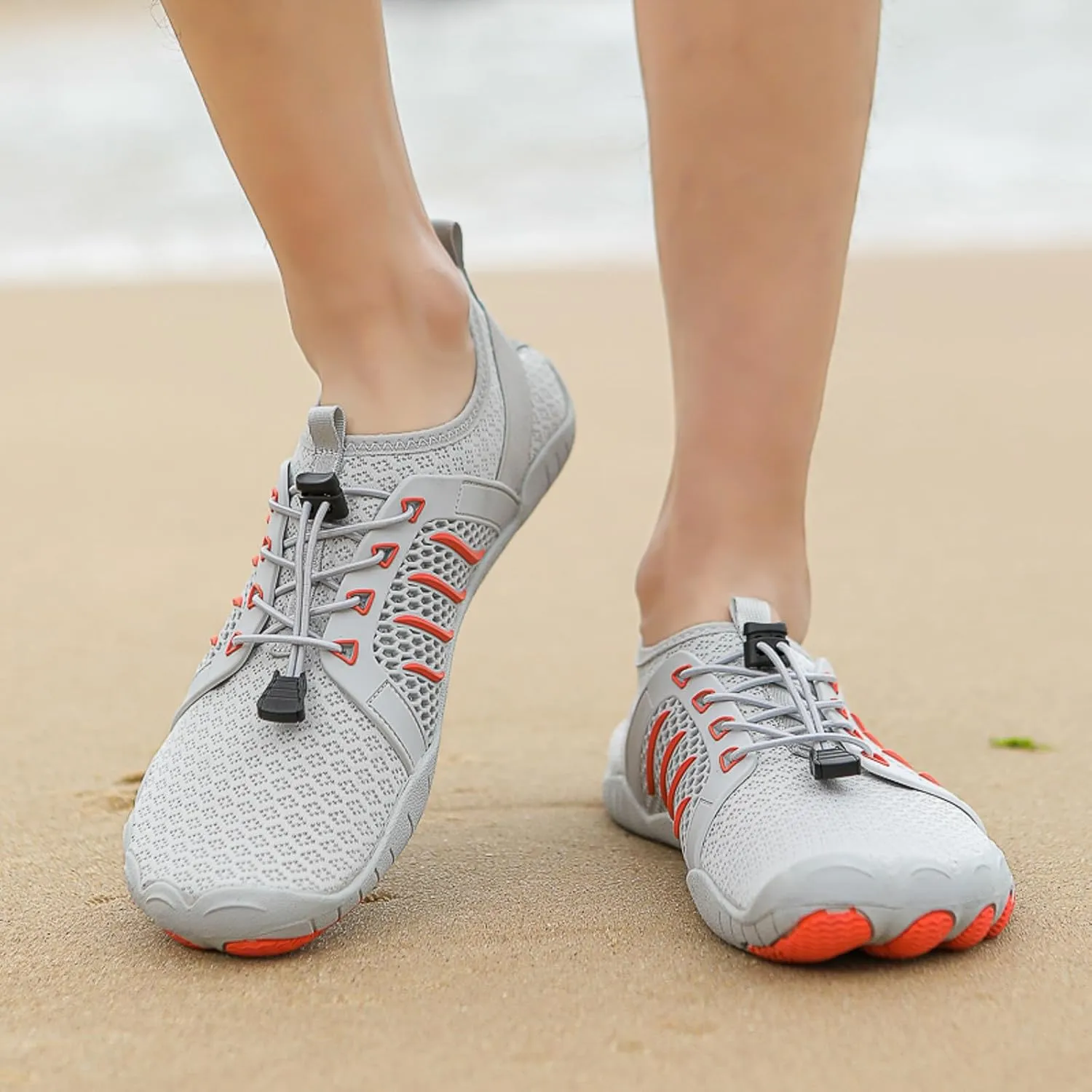 Mens Quick Drying River Tracing Shoes Breathable Beach Sports Shoes for Boating Fishing Diving Travel Wading Shoe