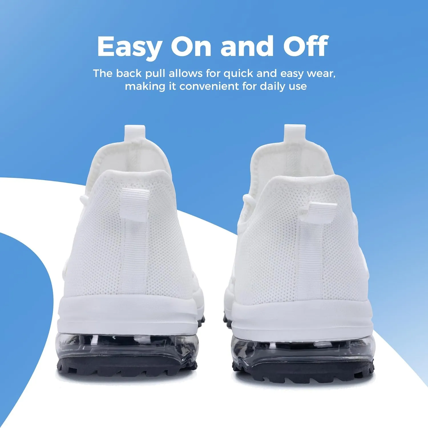 Mens Running Shoes Athletic Non Slip Walking Jogging Tennis Sneakers(US 7-12.5 D(M))