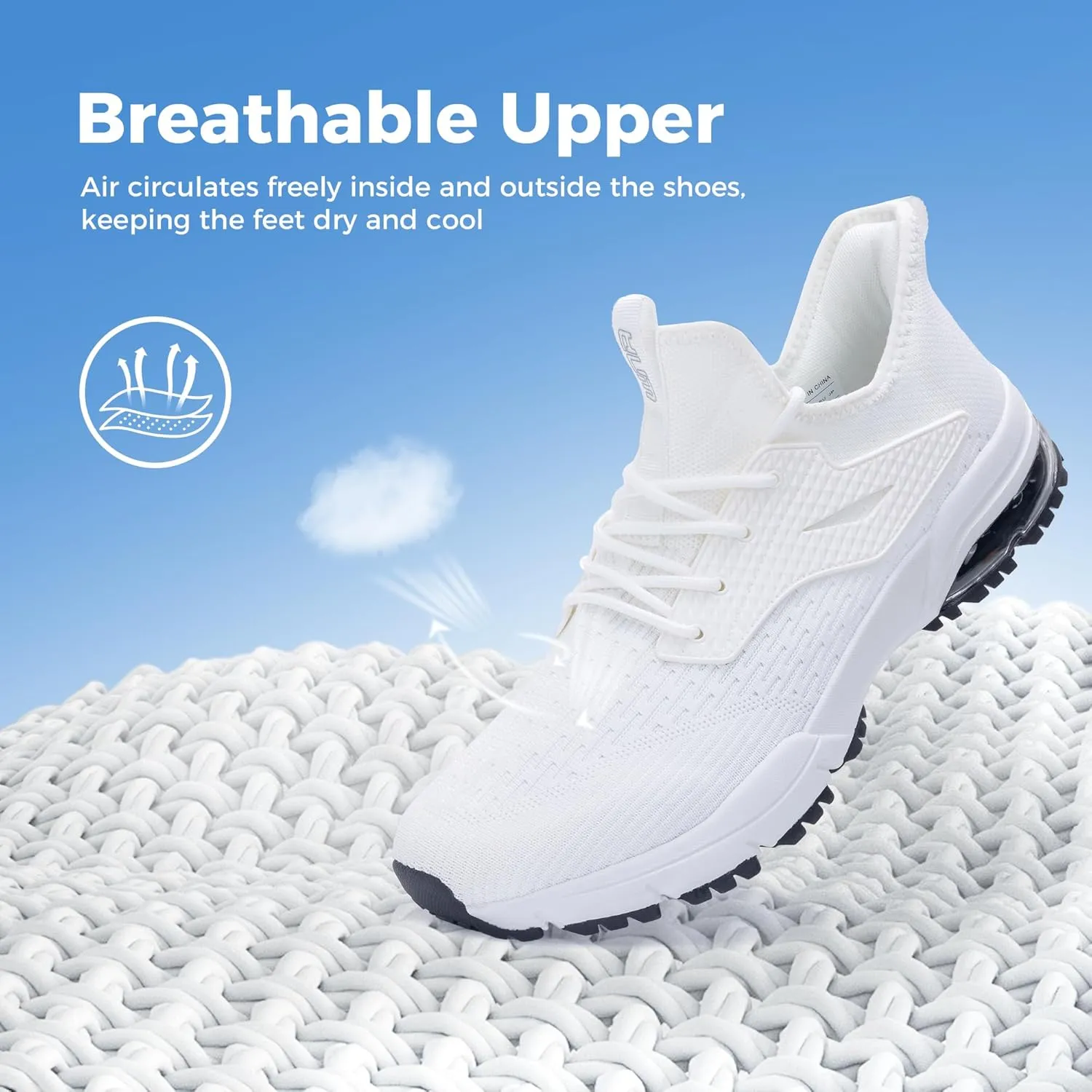 Mens Running Shoes Athletic Non Slip Walking Jogging Tennis Sneakers(US 7-12.5 D(M))