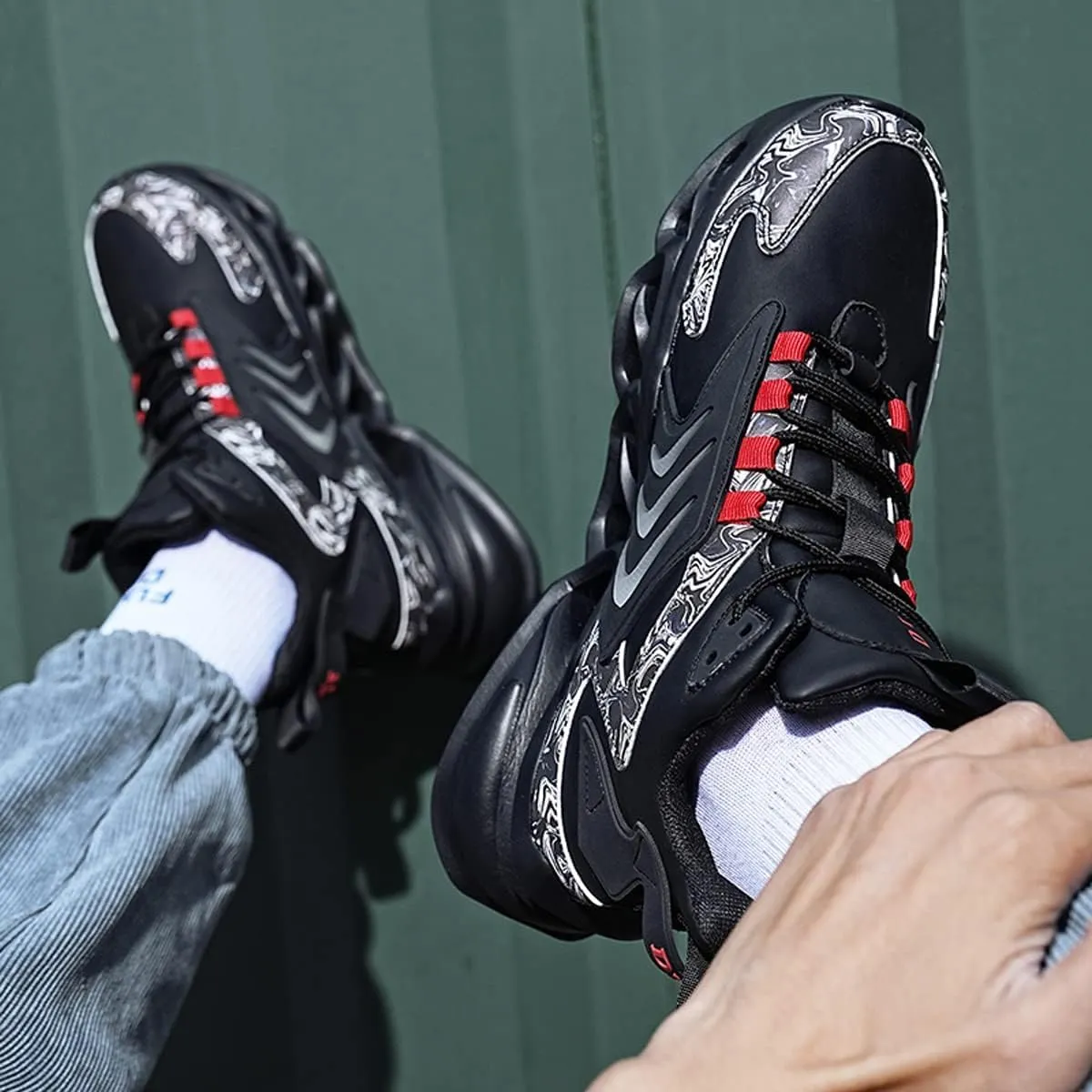 Mens Sneakers Running Shoes for Men Lightweight Athletic Gym Shoes Tennis Walking Casual Shoes