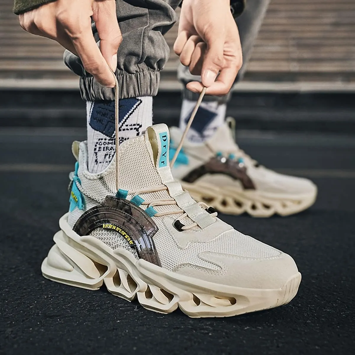 Mens Sneakers Running Shoes for Men Lightweight Athletic Gym Shoes Tennis Walking Casual Shoes