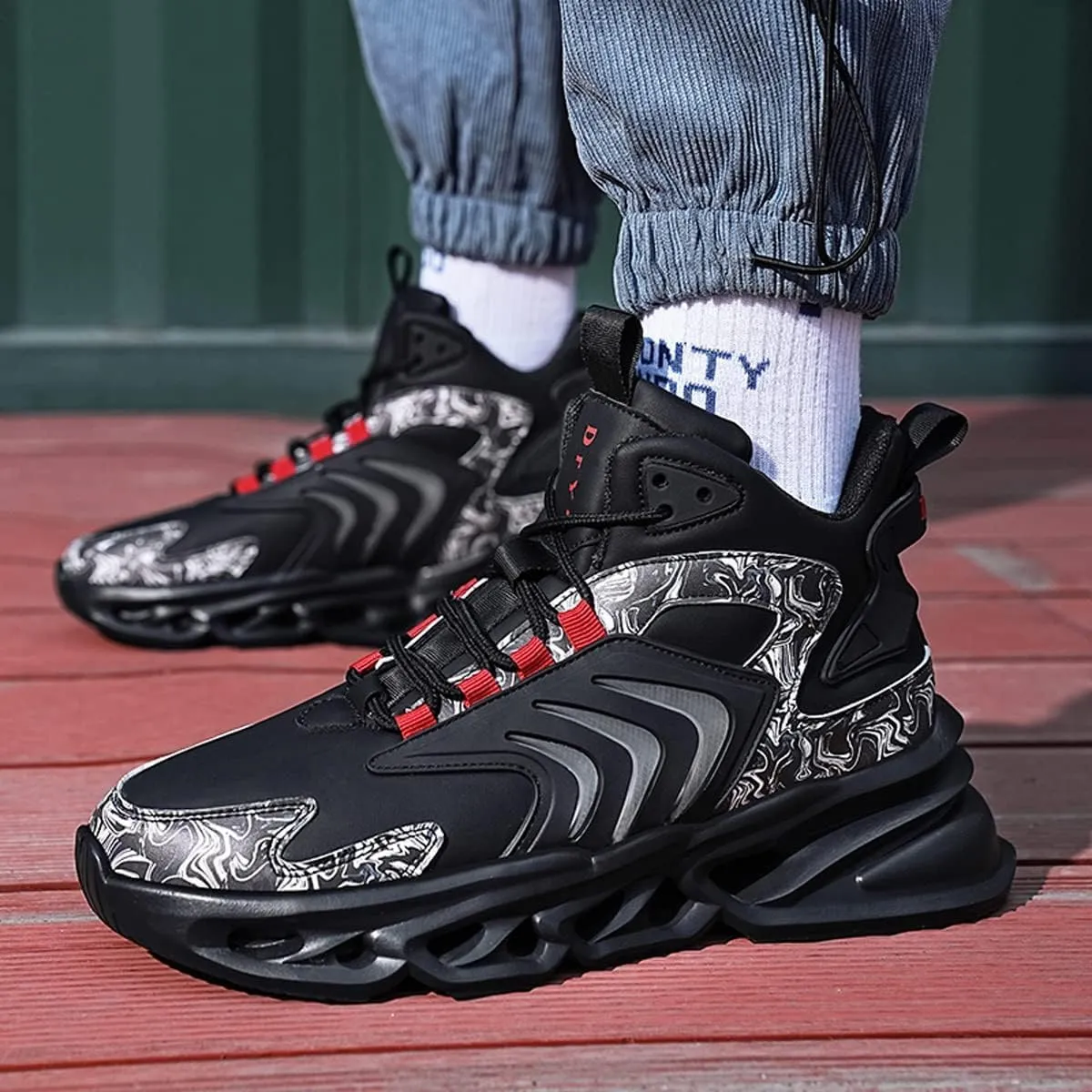 Mens Sneakers Running Shoes for Men Lightweight Athletic Gym Shoes Tennis Walking Casual Shoes