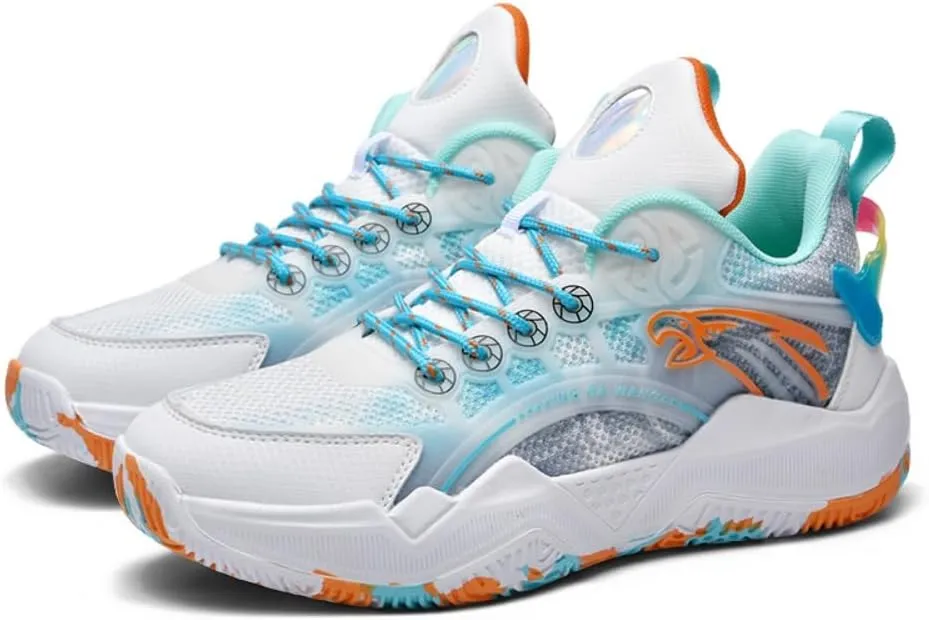 Mens Womens Basketball Shoes Breathable Non Slip Fashion Sneakers Comfortable Unisex-Adult Outdoor Sport Shoes
