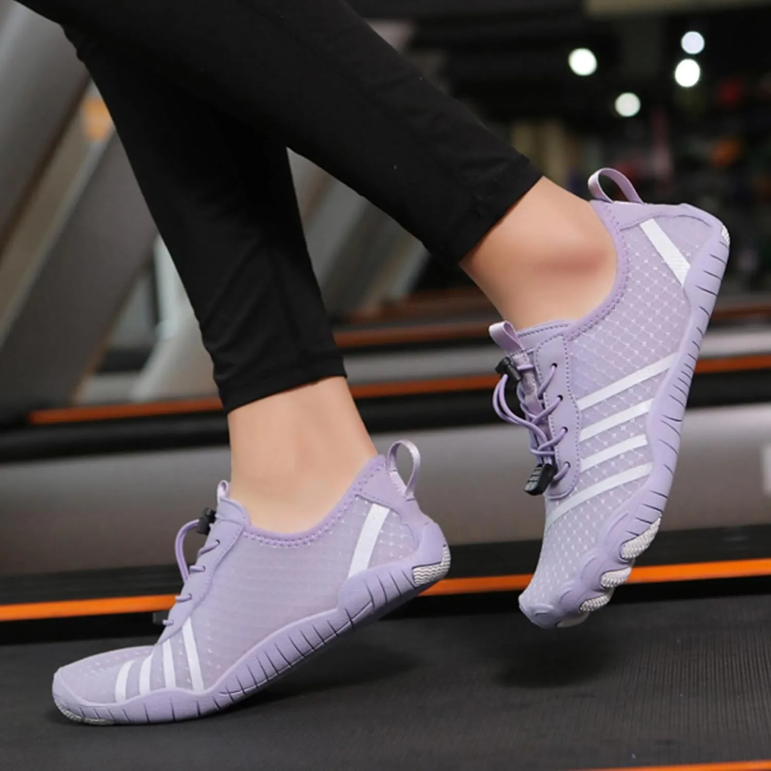 Slip on Walking Shoes for Women Memory Foam Non Slip Running Shoes Wide Width Breathable Gym Workout Shoes Lightweight Fashion Sneakers