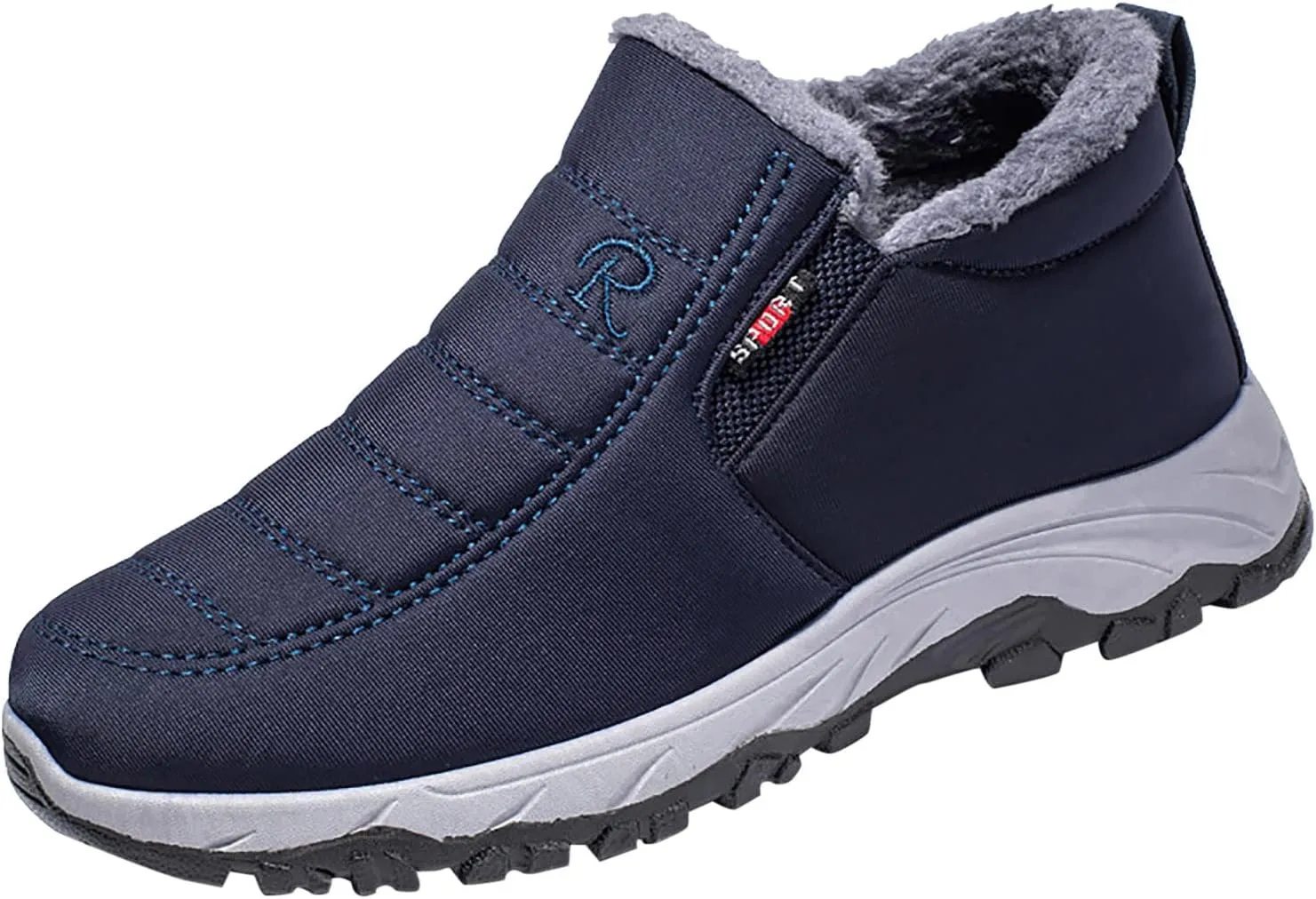Snow Boots for Men Warm Lined Footwear Waterproof Outdoor Lightweight Winter Boots Non-slip Cold Weather Shoes Climbing Shoes Hiking Boots