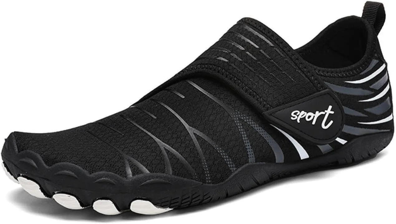 Water Shoes for Men Women - Quick-Dry Aqua Socks for Swimming, Surfing, Snorkeling | Non-Slip Rubber Sole & Elastic Lycra Upper