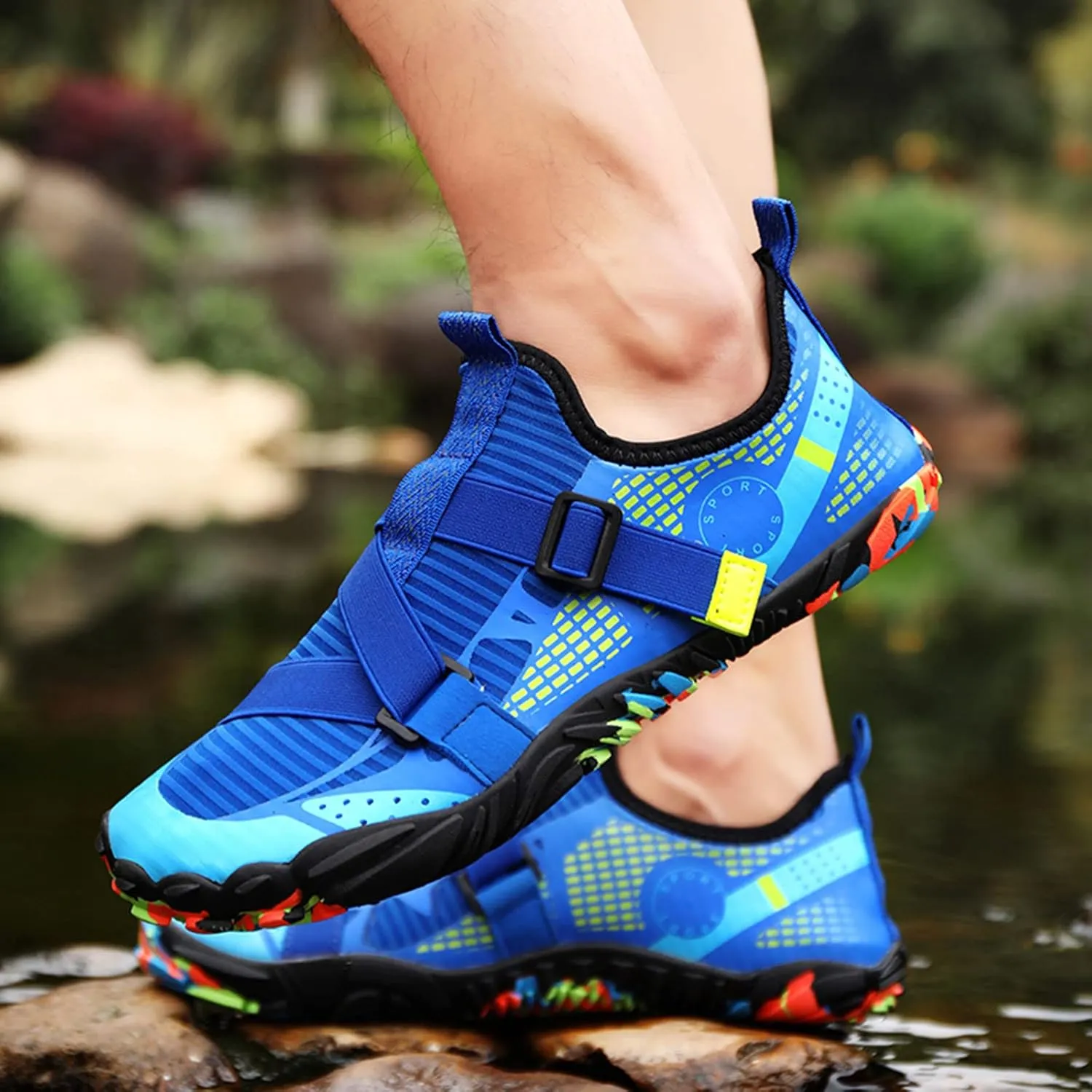 Women Men's Water Shoes Quick Drying Sports Aqu Shoes Hiking Swimming River Tracing Shoes Barefoot Sneaker
